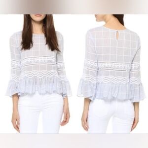 🦋Jonathan Simkhai 100% Cotton Blouse